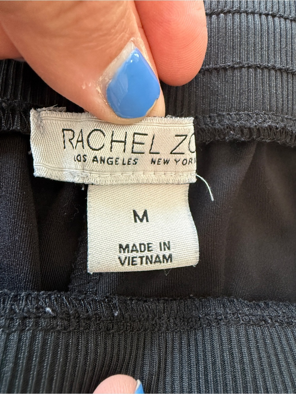 Rachel Zoe Relaxed Fit Mid Rise Black Cargo Joggers - Women’s Medium - Picture 2 of 7
